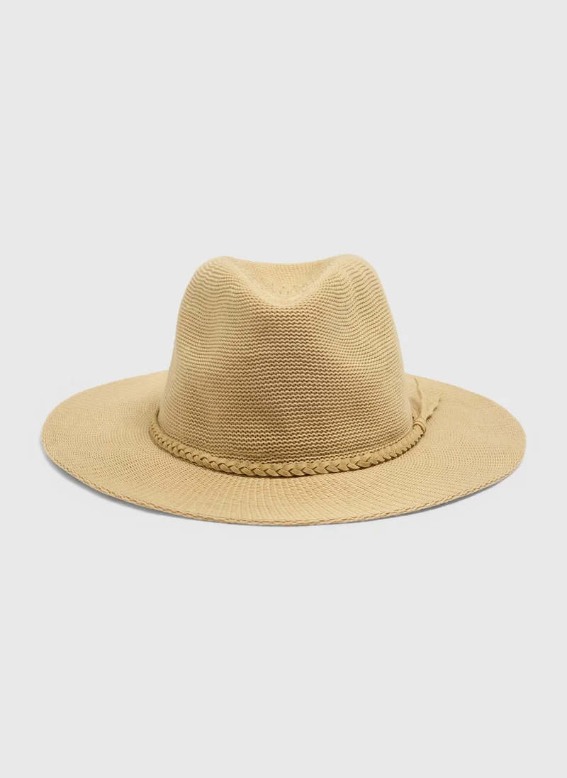 Matalan Natural Packable Trilby Hat